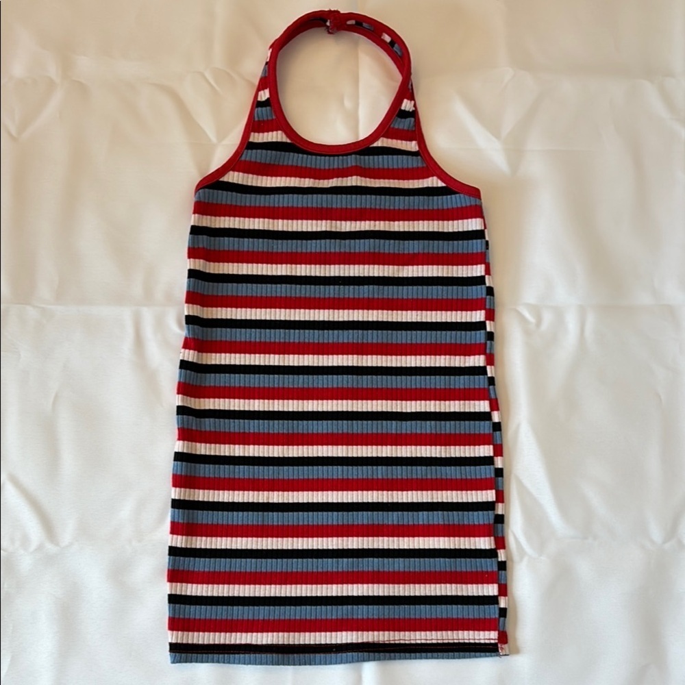 Shein Striped Halter Dress GUC Size 2-3Y